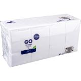 Duni Servietten 3-lagig weiß 1/8 Falz 33x33 cm, Preisangabe ohne MwSt. (Preis inkl. MwSt. 10,79 €), METRO 250 Stück