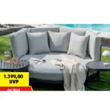 HOME DELUXE Daybed Outdoor Florida inkl. Beistelltische und Kissen HOFER 1 Stück