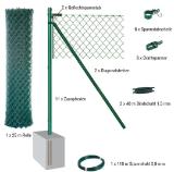 25 Meter Maschendrahtzaun Komplett-Set Dingo Josef Steiner 1 Set