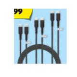 SpeedLink Kabel-Set USB-C Auf USB-C HOFER 3 Stück 1 Set
