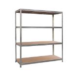 Metall-Schwerlastregal Verzinkt 180 cm x 160 cm x 60 cm OBI 1 Stück