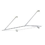 Promotion Bild von HOME DELUXE Glasvordach Renma 2000 x 900 mm HOFER 1 Stück