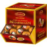 Mirabell Mozartkugeln, Preisangabe ohne MwSt. (Preis inkl. MwSt. 41,35 €), METRO 100 Stück