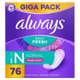 always Daily Fresh Slipeinlagen Normal dm 76 Stück