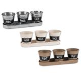 Parkside Kräutertopf-Set 3 Töpfe, Untersetzer und Kreide Lidl 1 Set