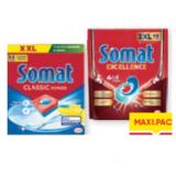 Somat Tabs oder Caps, 36-64 Stück, Classic Pulver 125 Wäschen oder Gel, 58-67 Wäschen Maximarkt 1 Packung