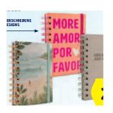 EXPERTIZ Spiralnotibuch 100 Blatt versch. Designs HOFER 1 Set