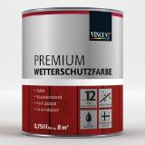 VINCENT Premium Wetterschutzfarbe 762528 HELLWEG 750 Milliliter 1 Dose