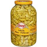 Frey Pizzapfefferoni scharf, Preisangabe ohne MwSt. (Preis inkl. MwSt. 14,29 €), METRO 3.10 Kilogramm 1 Glas