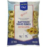 Metro Chef Tintenfischringe Backteig, Preisangabe ohne MwSt. (Preis inkl. MwSt. 13,19 €), METRO 2 Kilogramm 1 Packung