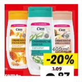 CIEN  Cremedusche versch. Sorten Lidl 400 Milliliter 1 Flasche