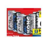 Kong Strong Energy Drink Light oder Kokos-Blaubeere Lidl Plus Vorteilspreis 0.25 Liter 1 Dose