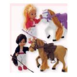 Puppe mit Pferd versch. Sorten maxi.preisjoker Maximarkt 1 Set