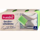 Profissimo Geschirrschwämme dm 6 Stück 1 Packung