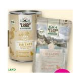 WILDES LAND Bio-Hunde- oder -Katzenfutter verschiedenen Rezepturen Denns BioMarkt 1 Stück