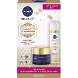 Nivea Geschenkset Cellular Luminous Tagespflege, 40 ml Nachtpflege, 50 ml dm 1 Set