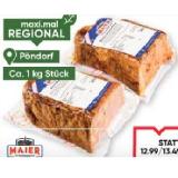 Maier Käseleberkäse, Pfefferonileberkäse oder Chili Cheese Maximarkt 1 Kilogramm