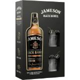 Jameson Irish Whiskey Black Barrel inkl. 2 Gläser, Preisangabe ohne MwSt. (Preis inkl. MwSt. 31,19 €), METRO 0.70 Liter 1 Packung