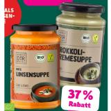 Wünsch Dir Mahl Vegane Bio-Suppe oder -Eintopf verschiedene Sorten Denns BioMarkt 380 Milliliter 1 Glas