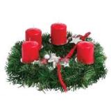 ADVENTSKRANZ aus frischer Nordmanntanne, ca. Ø30 cm Dehner