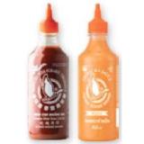 Sriracha Chilisauce scharf oder sehr scharf oder Mayo Sauce Maximarkt 455 Milliliter 1 Flasche