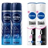 Nivea Deo Spray versch. Sorten Lidl 150 Milliliter 2 Stück