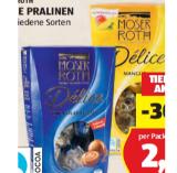 Moser Roth Delice Pralinen versch. Sorten HOFER 200 Gramm 1 Packung