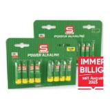 S-BUDGET Batterien Mignon AA oder Micro AAA Maximarkt 8 Stück