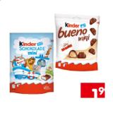 Ferrero Kinder Schokolade oder Kinder Bueno Mini INTERSPAR 1 Packung