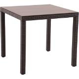Metro Professional Alu-Rattan-Tisch Balsario, Preisangabe ohne MwSt. (Preis inkl. MwSt. 144,00 €), METRO 1 Stück