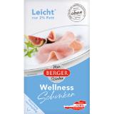Berger Wellness Schinken div. Sorten, Preisangabe ohne MwSt. (Preis inkl. MwSt. 2,08 €), METRO 100 Gramm 1 Packung