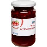 aro  Wildpreiselbeeren, Preisangabe ohne MwSt. (Preis inkl. MwSt. 1,75 €), METRO 400 Gramm 1 Glas