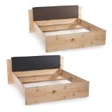 Zirbenbett anthrazit oder braun HOFER 1 Stück