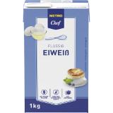 Metro Chef Eiweiss, Preisangabe ohne MwSt. (Preis inkl. MwSt. 5,93 €), METRO 1 Kilogramm 1 Packung