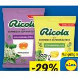 Ricola Kräuterbonbon versch. Sorten Lidl APP Preis 75 Gramm 1 Packung