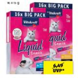 Vitakraft Liquid Snacks div. Sorten HOFER 15 Gramm 16 Stück