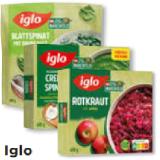 iglo Rotkraut, Cremespinat oder Blattspinat versch. Sorten Unimarkt 1 Packung