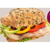 Sutterlüty gusto Kürbismehrkornbrötchen mit Putenschinken Sutterlüty 1 Stück