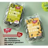 Bild von Ja! Natürlich Bio-Kürbiskerne geröstet & gesalzen od. natur BILLA PLUS 200 Gramm 1 Packung