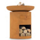 Buschbeck Grillsäule rund Sioux Rostoptik HOFER 1 Stück