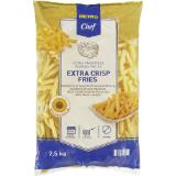 Metro Chef Pommes extra knusprig, Preisangabe ohne MwSt. (Preis inkl. MwSt. 6,94 €), METRO 2.50 Kilogramm 1 Packung