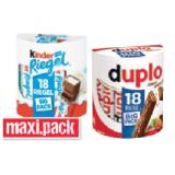 Ferrero Kinder Riegel, Duplo Riegel oder Kinder Country Maximarkt 1 Packung