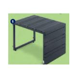 Belavi Beistelltisch in C-Form HOFER 1 Stück