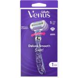 Promotion Bild von Gillette Venus Deluxe Smooth Swirl Rasierer, 1 Stk. + 1 Klinge dm 1 Packung