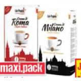Cafe Peppino Crema di Venezia, Crema di Roma oder Crema di Milano Bohne oder gemahlen Maximarkt 1 Kilogramm 1 Packung