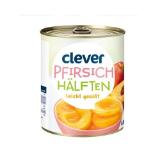 Clever Pfirsichhälften BILLA 825 Gramm 1 Dose
