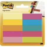 Post-it Papiermarker bunt, 12,7 x 44,4 mm, 10 x 50 Bl LIBRO 1 Packung