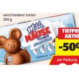 Choceur Milch Mäuse Riegel versch. Sorten HOFER 200 Gramm 1 Packung