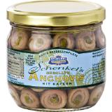 Schenkel Anchovis mit Kapern, Preisangabe ohne MwSt. (Preis inkl. MwSt. 10,99 €), METRO 375 Gramm 1 Glas