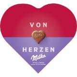 Promotion Bild von Milka I Love Milka Pralinés Haselnusscrème, Preisangabe ohne MwSt. (Preis inkl. MwSt. 2,81 €), METRO 44 Gramm 1 Packung